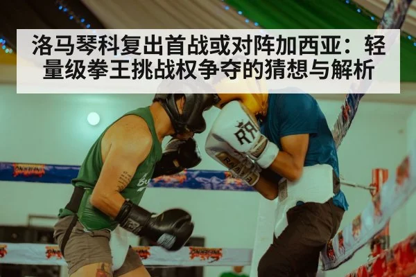 洛马琴科复出首战或对阵加西亚：轻量级拳王挑战权争夺的猜想与解析